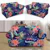 Tropical Monkey Print Pattern Loveseat Cover-grizzshop