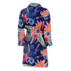 Tropical Monkey Print Pattern Men Long Robe-grizzshop