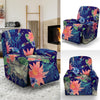 Tropical Monkey Print Pattern Recliner Cover-grizzshop