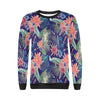 Tropical Monkey Print Pattern Women Crewneck Sweatshirt-grizzshop