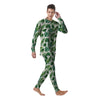 Tropical Palm Hawaiian Print Pattern Men's Pajamas-grizzshop