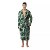 Tropical Palm Hawaiian Print Pattern Men's Robe-grizzshop