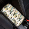 Tropical Palm Lead Island Print Car Console Cover-grizzshop