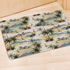 Tropical Palm Lead Island Print Door Mat-grizzshop