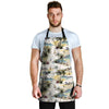 Tropical Palm Lead Island Print Men's Apron-grizzshop