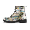 Tropical Palm Lead Island Print Men's Boots-grizzshop