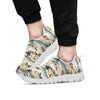 Tropical Palm Lead Island Print Men's Sneakers-grizzshop