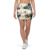 Tropical Palm Lead Island Print Mini Skirt-grizzshop