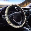 Tropical Palm Lead Island Print Steering Wheel Cover-grizzshop