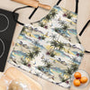 Tropical Palm Lead Island Print Women's Apron-grizzshop