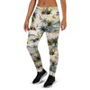 Tropical Palm Lead Island Print Women's Joggers-grizzshop