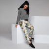 Tropical Palm Lead Island Print Women's Joggers-grizzshop