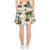 Tropical Palm Lead Island Print Women's Skirt-grizzshop