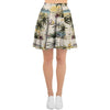 Tropical Palm Lead Island Print Women's Skirt-grizzshop