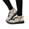 Tropical Palm Lead Island Print Women's Sneakers-grizzshop