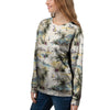 Tropical Palm Lead Island Print Women's Sweatshirt-grizzshop