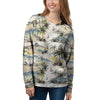 Tropical Palm Lead Island Print Women's Sweatshirt-grizzshop