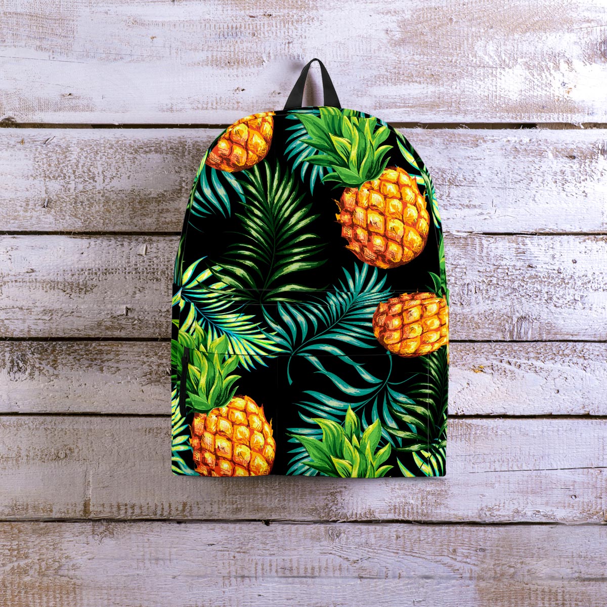 Tropical Palm Leaf Pineapple Print Backpack-grizzshop