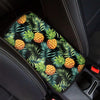 Tropical Palm Leaf Pineapple Print Car Console Cover-grizzshop