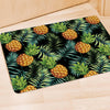 Tropical Palm Leaf Pineapple Print Door Mat-grizzshop