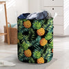 Tropical Palm Leaf Pineapple Print Laundry Basket-grizzshop