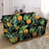 Tropical Palm Leaf Pineapple Print Loveseat Cover-grizzshop