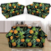 Tropical Palm Leaf Pineapple Print Loveseat Cover-grizzshop