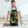 Tropical Palm Leaf Pineapple Print Men's Apron-grizzshop