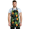 Tropical Palm Leaf Pineapple Print Men's Apron-grizzshop