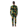 Tropical Palm Leaf Pineapple Print Men's Pajamas-grizzshop