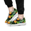 Tropical Palm Leaf Pineapple Print Men's Sneakers-grizzshop