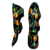 Tropical Palm Leaf Pineapple Print Muay Thai Shin Guard-grizzshop