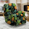 Tropical Palm Leaf Pineapple Print Recliner Cover-grizzshop