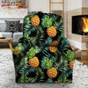 Tropical Palm Leaf Pineapple Print Recliner Cover-grizzshop