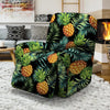 Tropical Palm Leaf Pineapple Print Recliner Cover-grizzshop