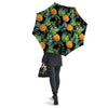 Tropical Palm Leaf Pineapple Print Umbrella-grizzshop