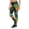 Tropical Palm Leaf Pineapple Print Women's Leggings-grizzshop