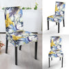 Tropical Palm Leave Elephant Print Chair Cover-grizzshop