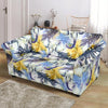 Tropical Palm Leave Elephant Print Loveseat Cover-grizzshop