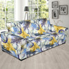 Tropical Palm Leave Elephant Print Sofa Covers-grizzshop