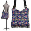 Tropical Palm Leave Peacock Tiger Elephant Crossbody Bags-grizzshop