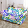 Tropical Palm Leaves Hawaiian Pattern Print Loveseat Cover-grizzshop