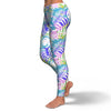 Tropical Palm Leaves Hawaiian Pattern Print Pattern Women Leggings-grizzshop