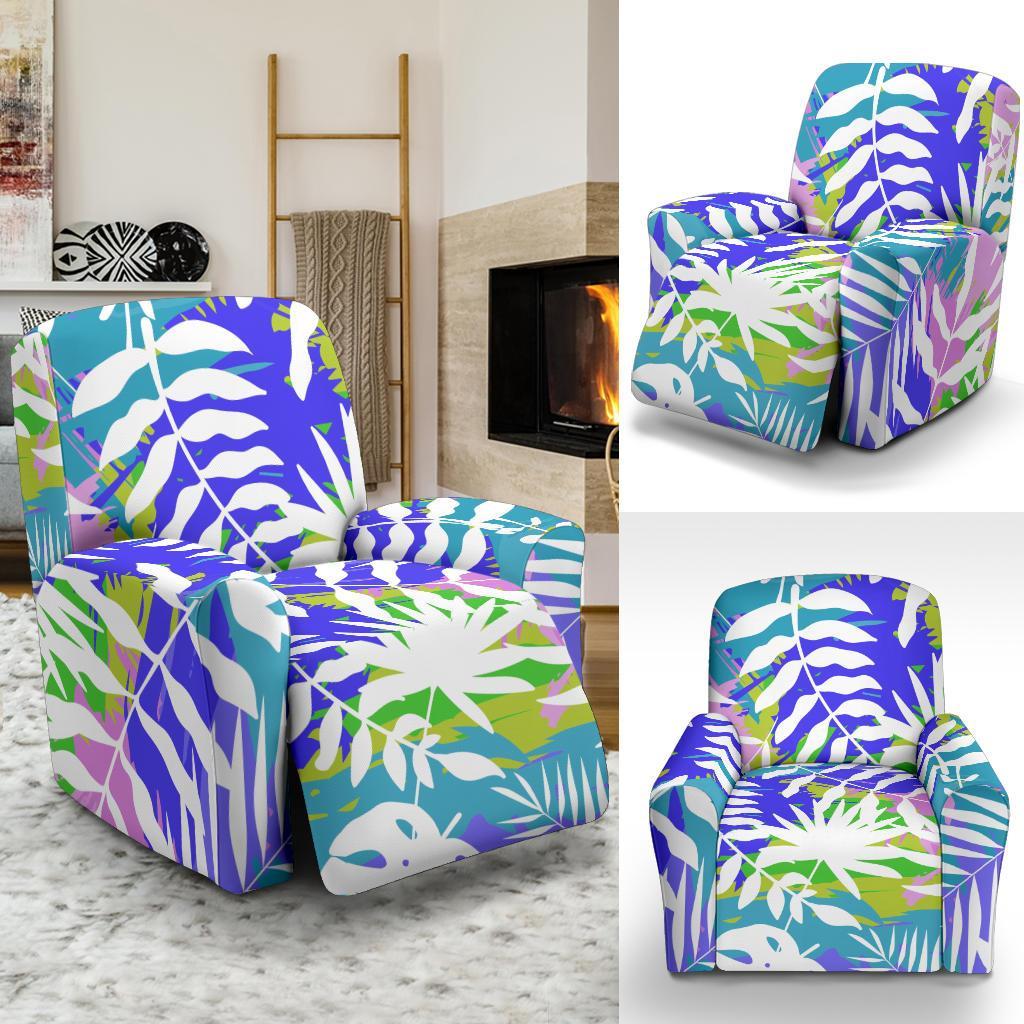 Tropical Palm Leaves Hawaiian Pattern Print Recliner Cover-grizzshop