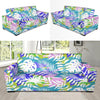 Tropical Palm Leaves Hawaiian Pattern Print Sofa Covers-grizzshop