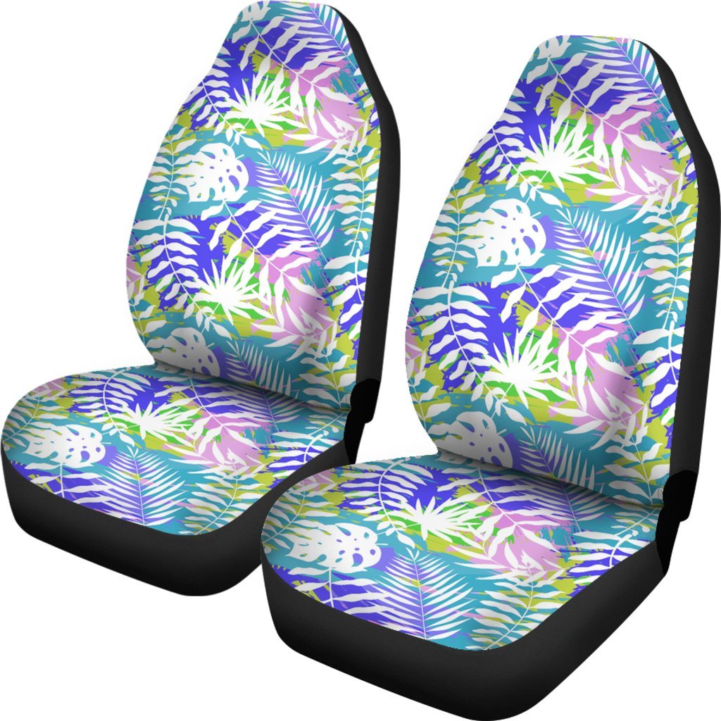 Tropical Palm Leaves Hawaiian Pattern Print Universal Fit Car Seat Cover-grizzshop