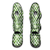 Tropical Palm Leaves Tropical Zigzag Print Pattern Muay Thai Shin Guards-grizzshop