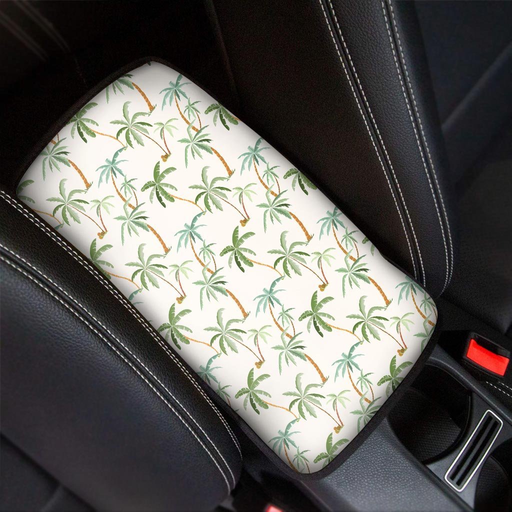 Tropical Palm Tree Hawaiian Print Car Console Cover-grizzshop