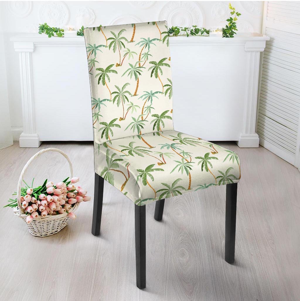 Tropical Palm Tree Hawaiian Print Chair Cover-grizzshop