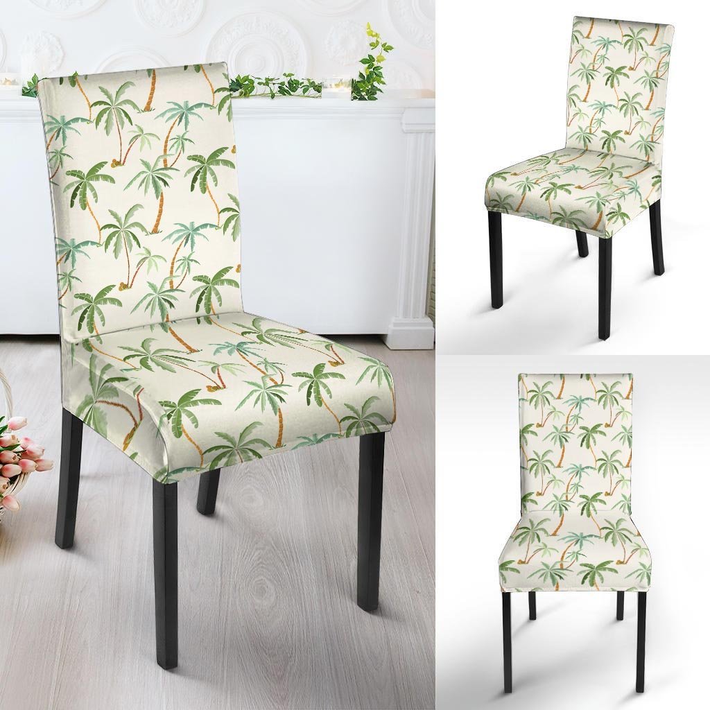Tropical Palm Tree Hawaiian Print Chair Cover-grizzshop